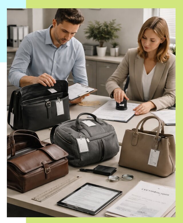 Сертификация сумок в Сыктывкаре от 7733 руб. | Алешин-Скт