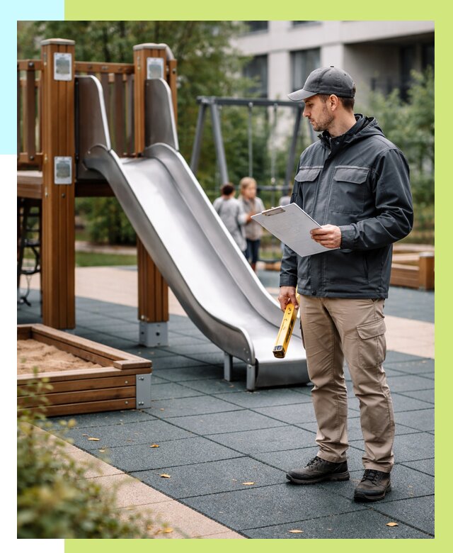 Сертификация детских площадок в Сыктывкаре от 25778 р. | Алешин-Скт