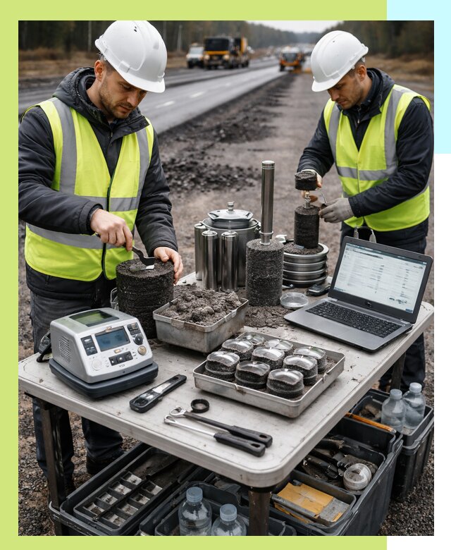 Сертификация асфальта: испытания и подтверждение в Сыктывкаре