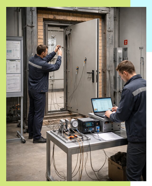 Сертификация противопожарных дверей в Сыктывкаре по ГОСТ и ТР