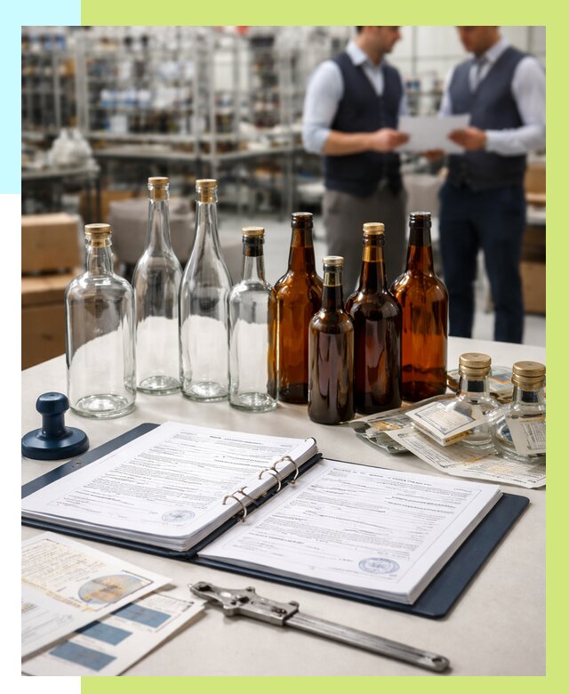 Сертификация стеклянных бутылок в Сыктывкаре от 25778 р. | Алешин-Скт