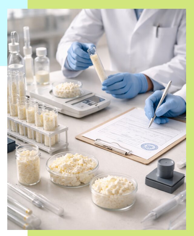 Сертификация творога в Сыктывкаре от 12373 р. под ключ | Алешин-Скт