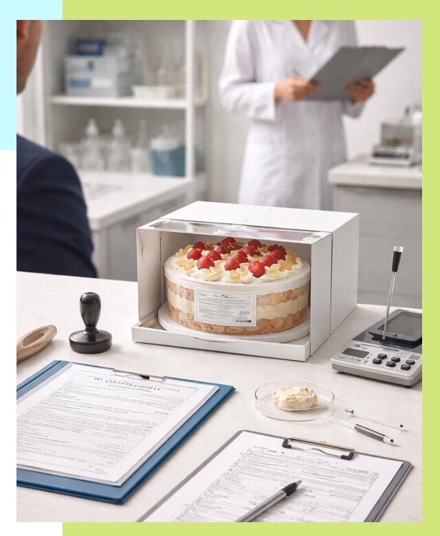 Сертификация тортов в Сыктывкаре от 9280 р. заказать | Алешин-Скт