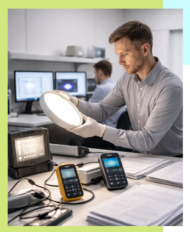 Сертификация светильников в Сыктывкаре: испытания и оформление