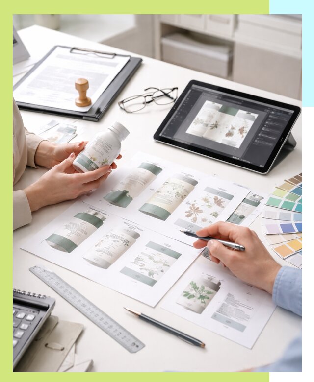 Профессиональная разработка дизайна и текста этикетки продукции в Сыктывкаре