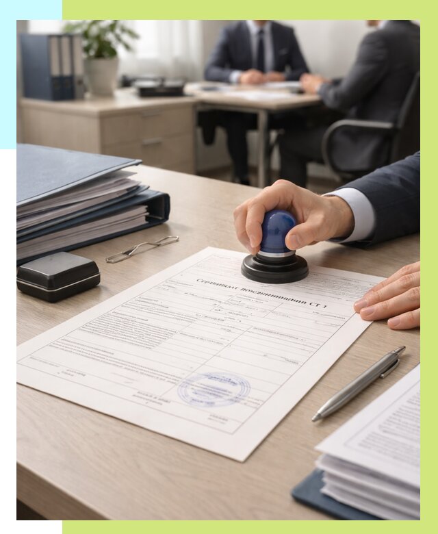 Сертификат происхождения СТ 1 в Сыктывкаре от 4640 р. | Алешин-Скт