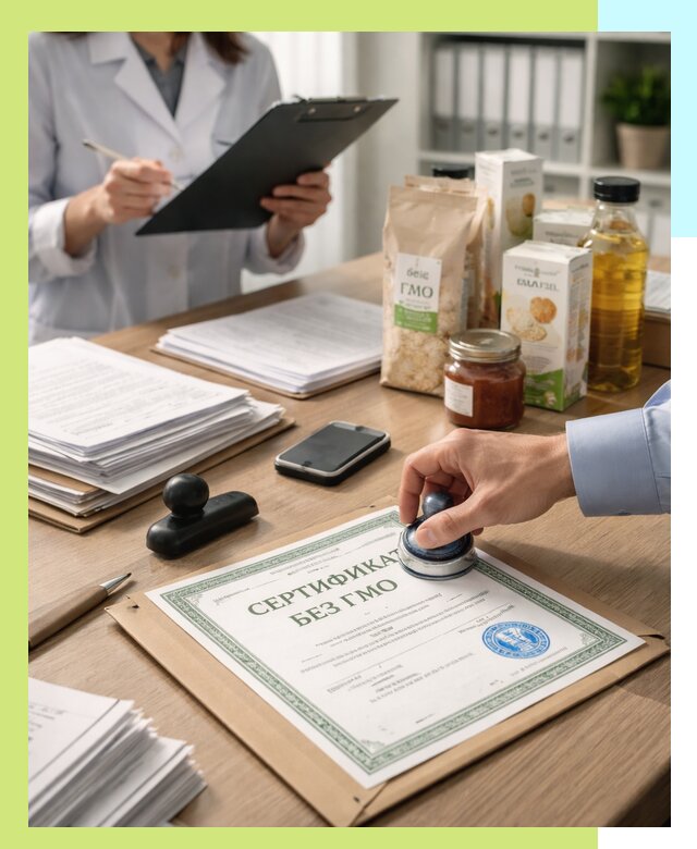 Получение сертификата Без ГМО для продукции в Сыктывкаре