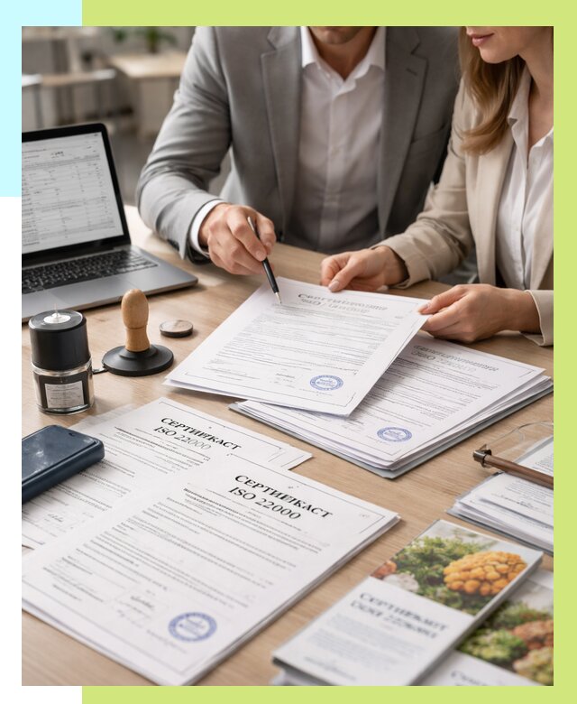 Сертификат ISO 22000 в Сыктывкаре от 41244 р. под ключ | Алешин-Скт